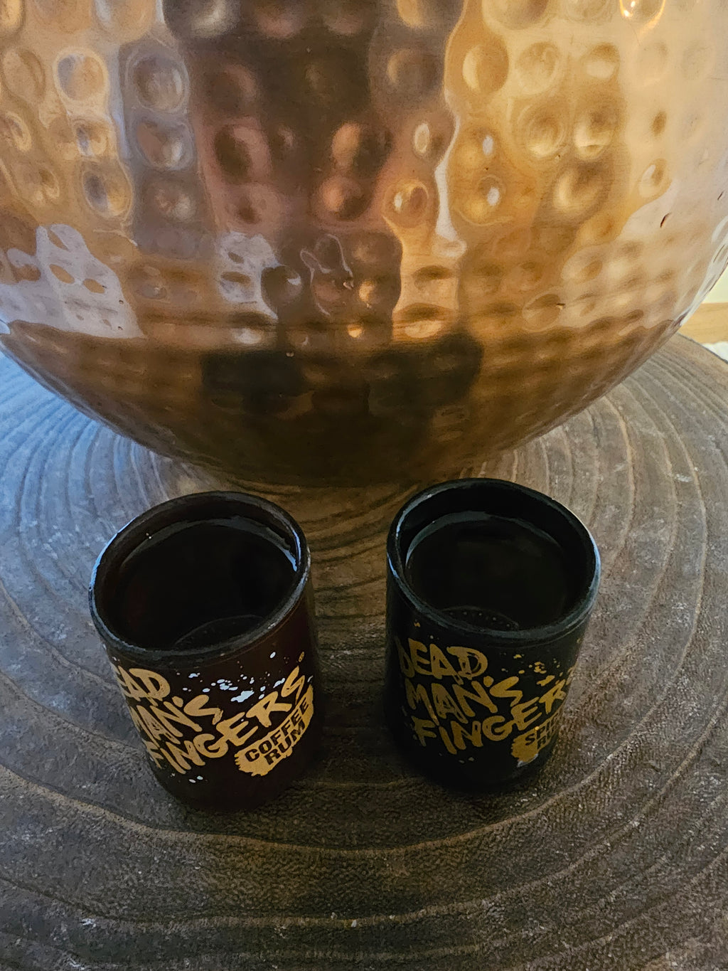 Handmade Upcycled Dead Man's Fingers Shot Glasses - Genie Of Gins