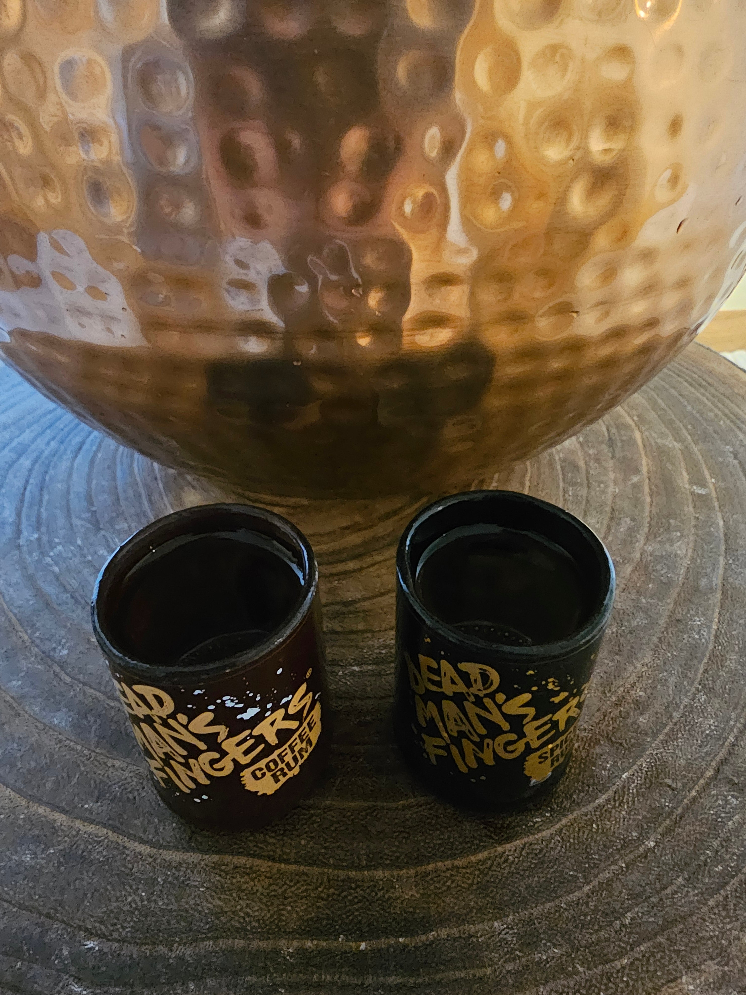 Handmade Upcycled Dead Man's Fingers Shot Glasses - Genie Of Gins