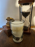 Handmade Upcycled Sweet Orange Scented Isle of Barra Gin Bottle Candle - Genie Of Gins