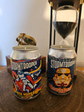 Retro Stormtrooper Beer Can Candle Set – Sweet Red Berry Scented (Upcycled Pair)