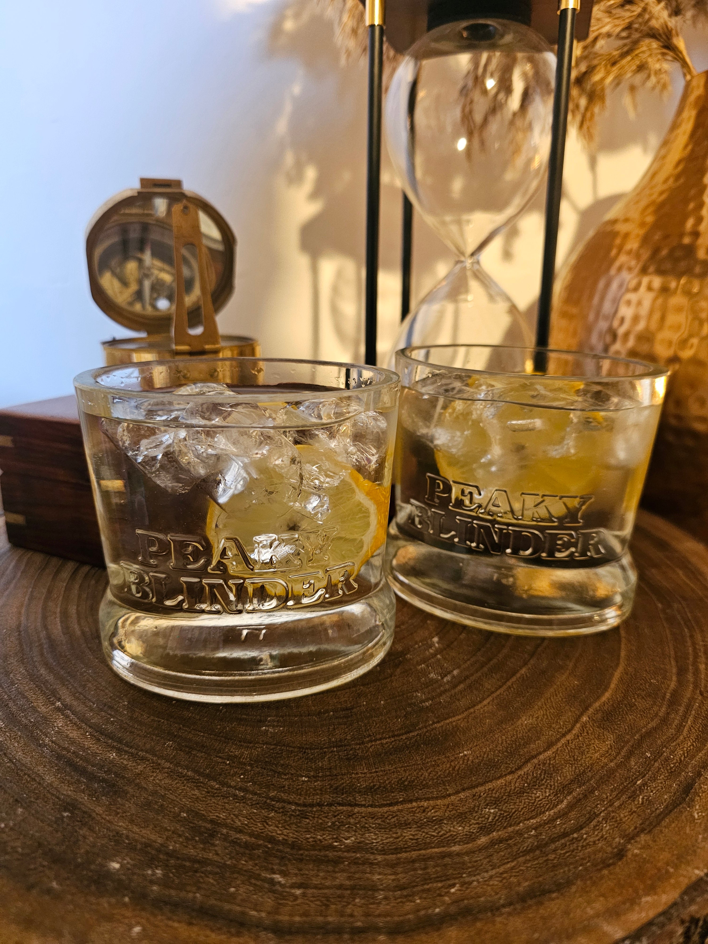 Handmade Upcycled Peaky Blinders Gin and Tonic Glasses - Genie Of Gins