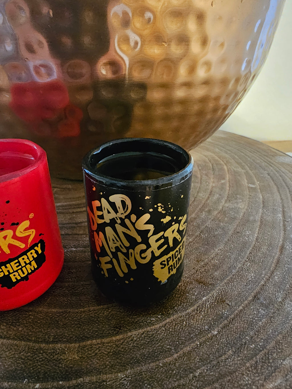 Handmade Upcycled Dead Man's Fingers Shot Glasses - Genie Of Gins