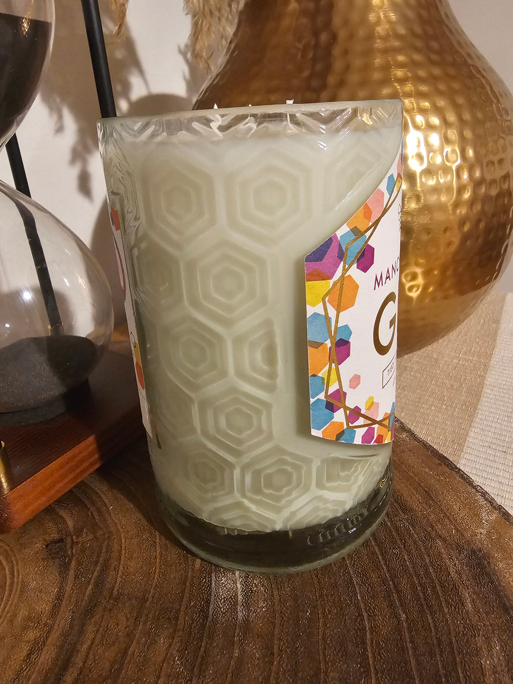 💍 Black Cherry Scented Manchester Gin “Tide The Knot” Bottle Candle🍒