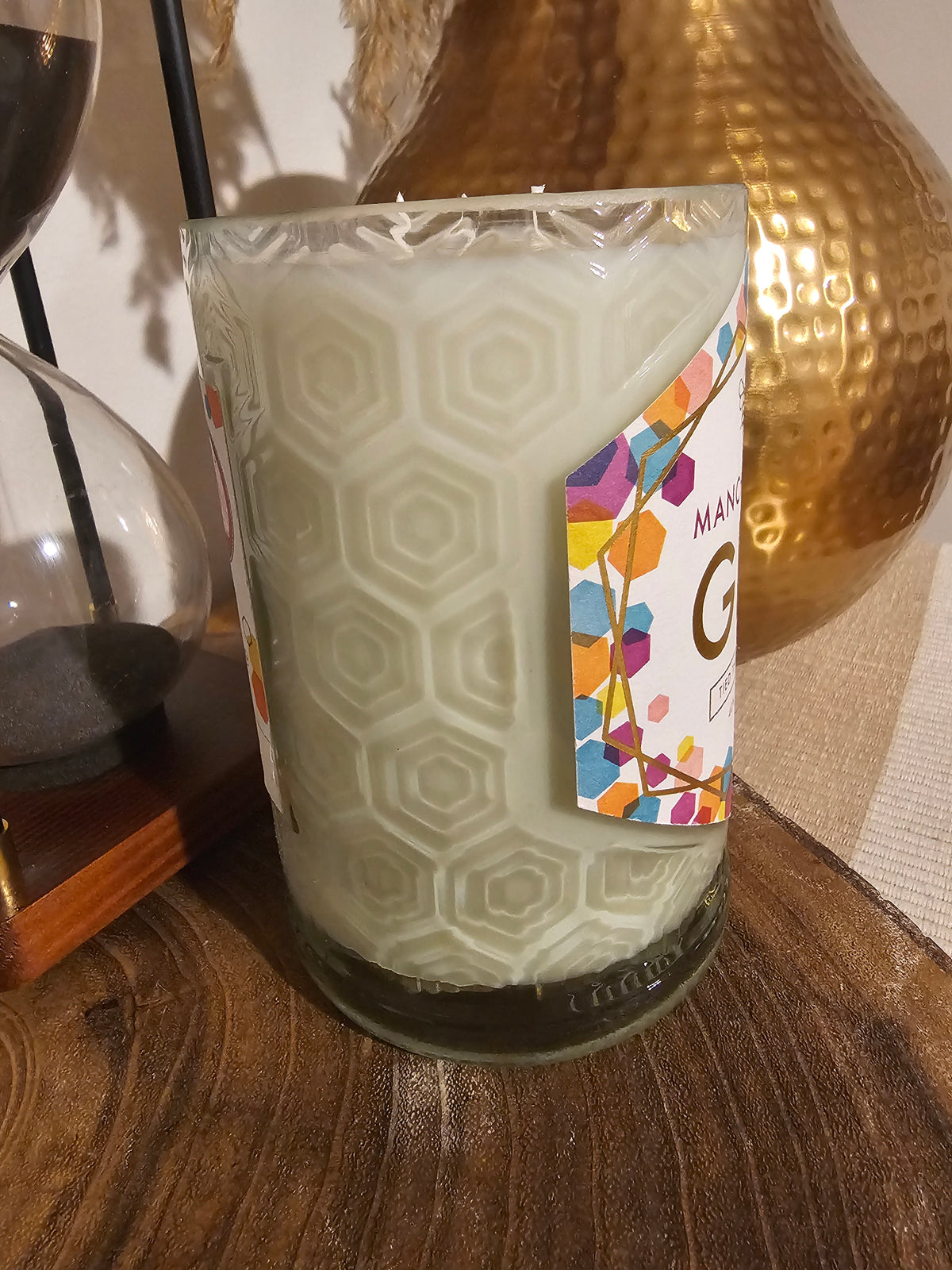💍 Black Cherry Scented Manchester Gin “Tide The Knot” Bottle Candle🍒