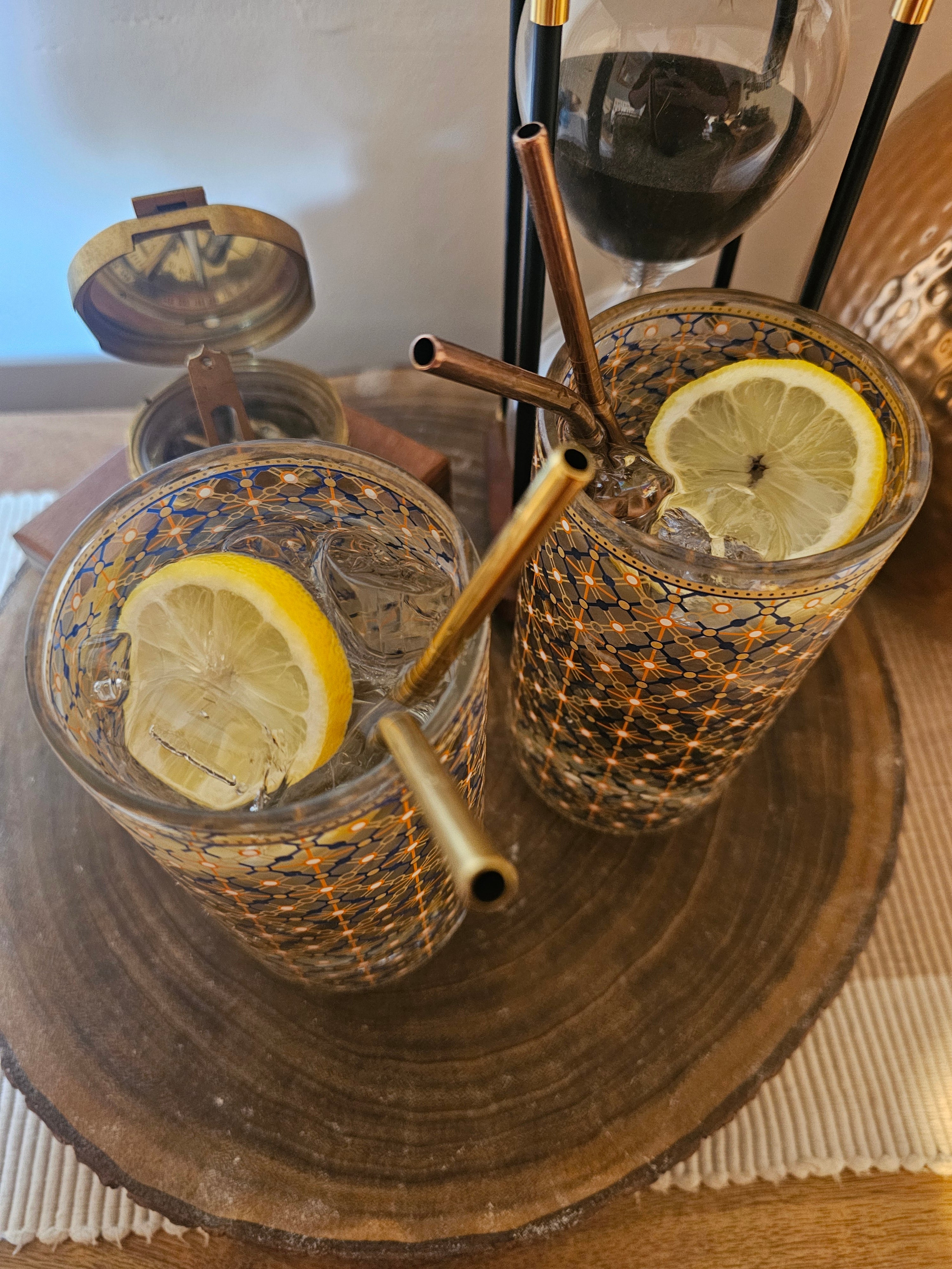 Handmade upcycled Fishers Gin and Tonic Glasses - Genie Of Gins