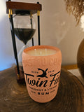 Pink Twin Fin Rum Bottle Candle – Clean Cotton