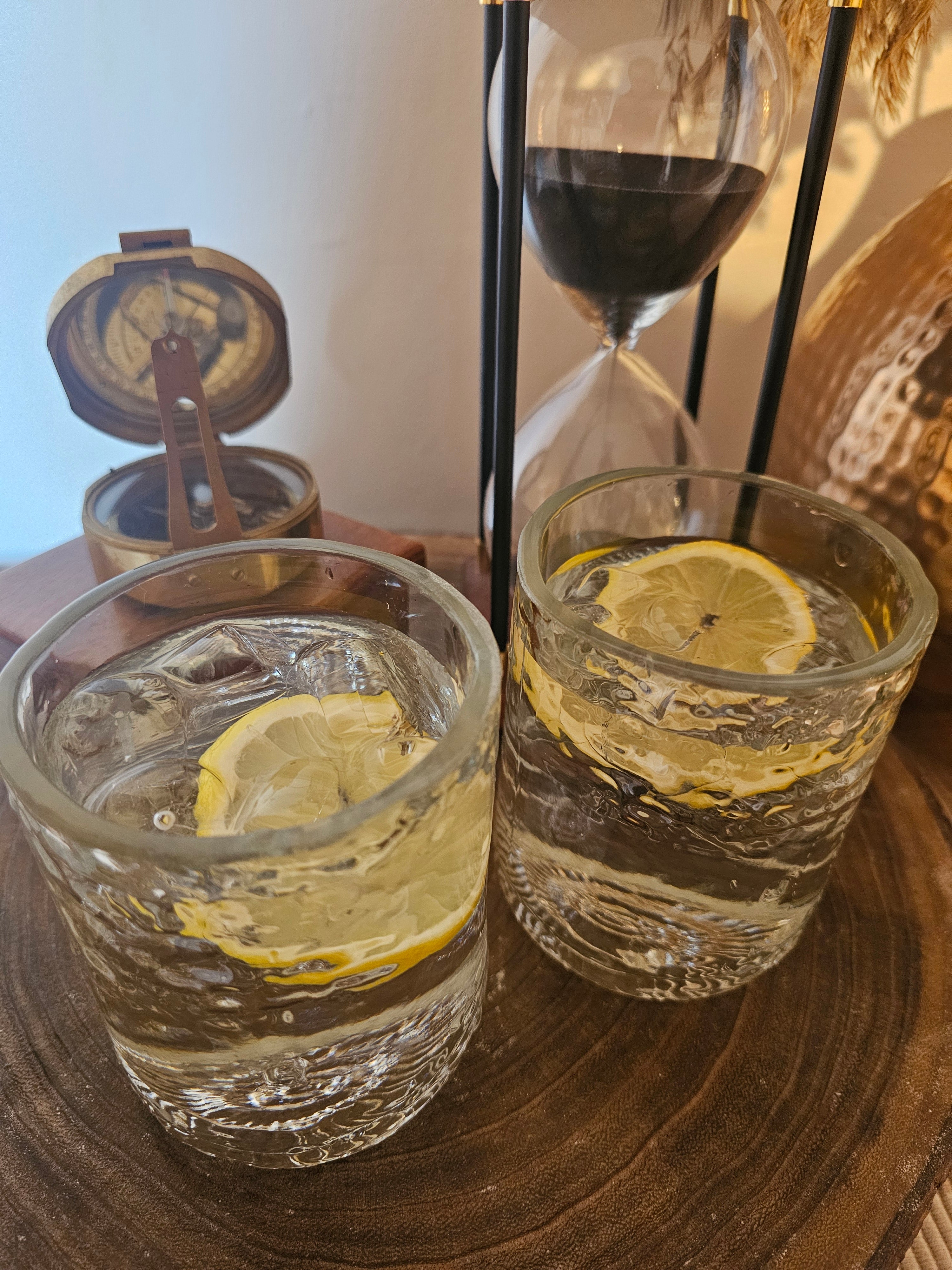 Handmade Upcycled Whitby Gin and Tonic Glasses - Genie Of Gins