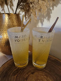 Handmade upcycled Mermaid Salt Vodka Glasses - Genie Of Gins