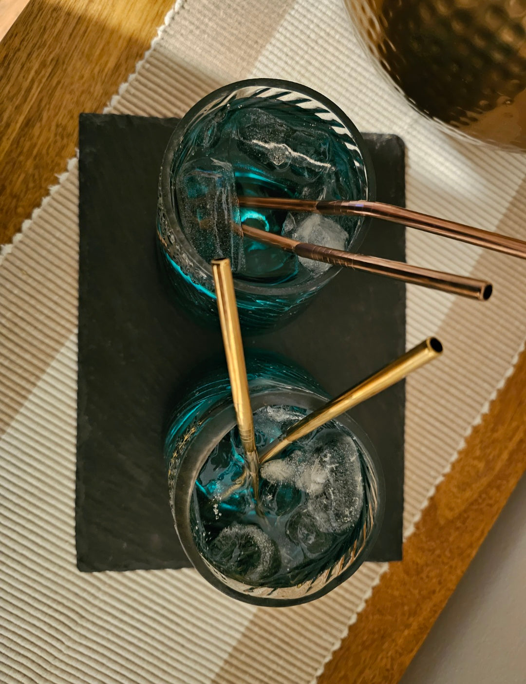 Handmade Shivering Mountain Gin Bottle Glasses - Genie Of Gins
