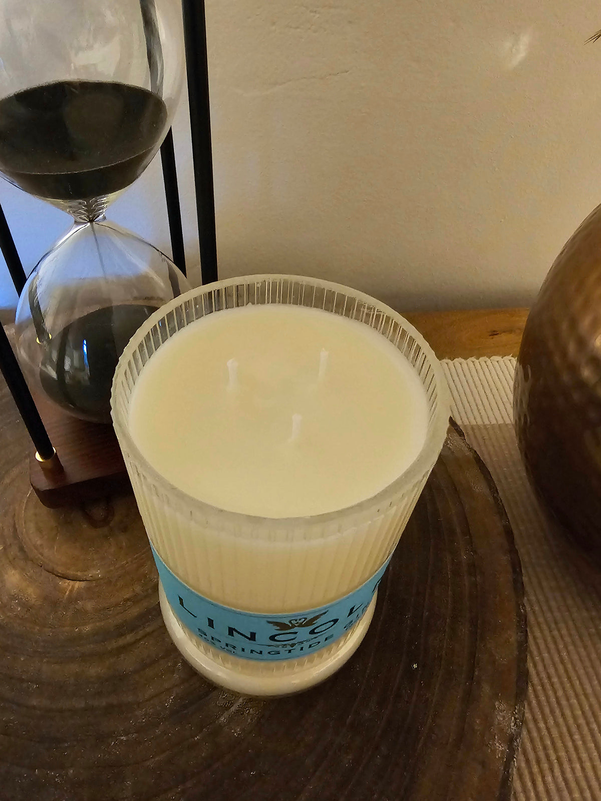 Lincoln Gin Bottle Candle – Clean Cotton