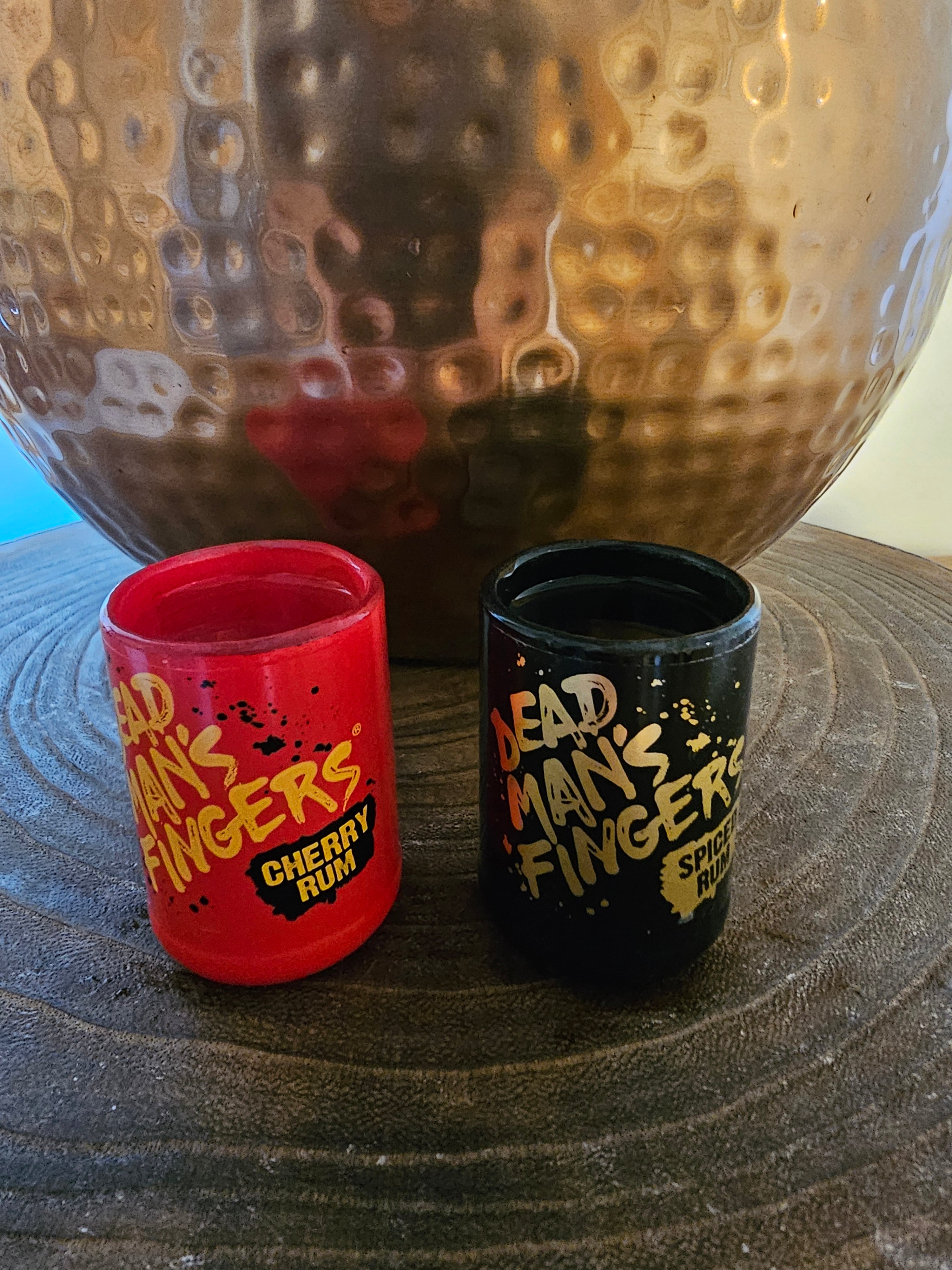 Handmade Upcycled Dead Man's Fingers Shot Glasses - Genie Of Gins