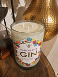 💍 Black Cherry Scented Manchester Gin “Tide The Knot” Bottle Candle🍒