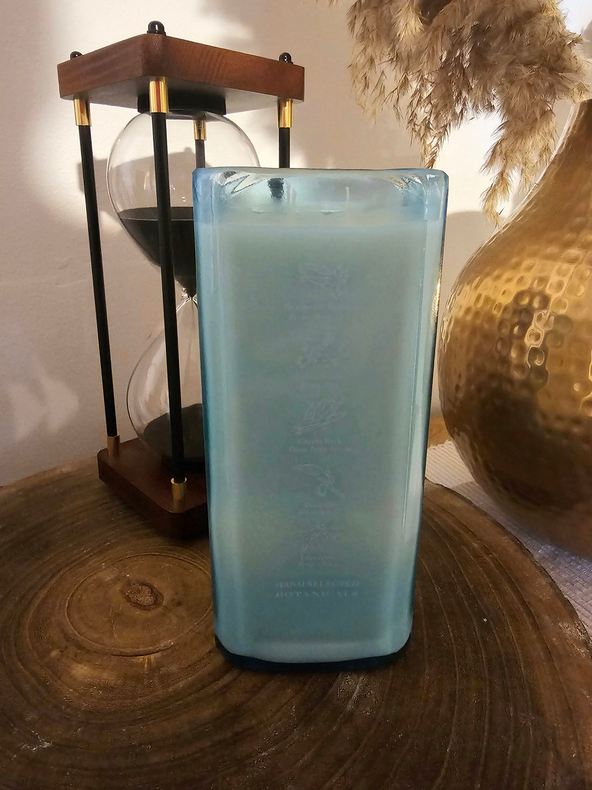 🫐 Blueberry & Vanilla Bombay Sapphire Gin Bottle Candle