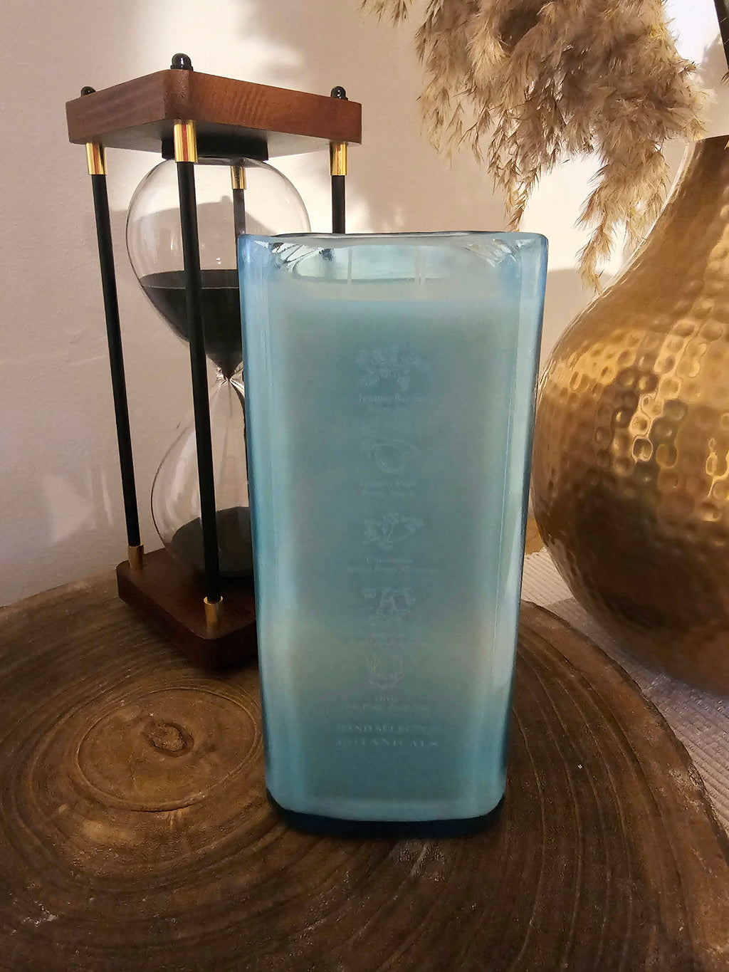 🫐 Blueberry & Vanilla Bombay Sapphire Gin Bottle Candle