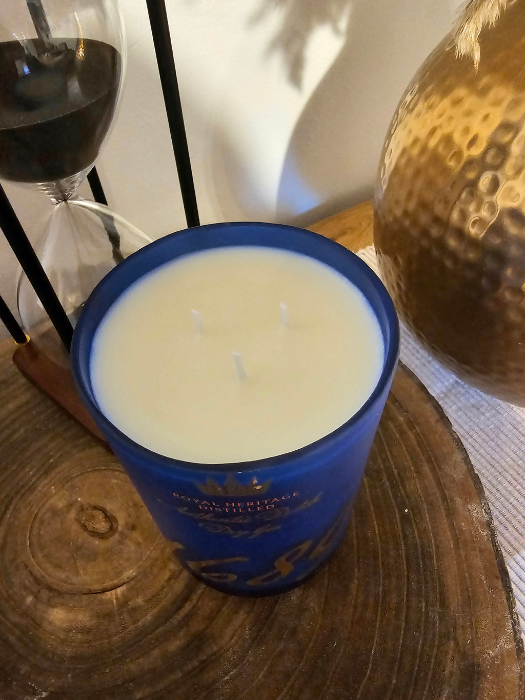 🫐 Blueberry & Vanilla 1689 Authentic Dutch Gin Bottle Candle